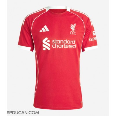 Muški Nogometni Dres Liverpool Dominik Szoboszlai #8 Domaci 2025-26 Kratak Rukav Muški Nogometni Dres Liverpool Dominik Szoboszlai #8 Domaci 2025-26 Kratak Rukav